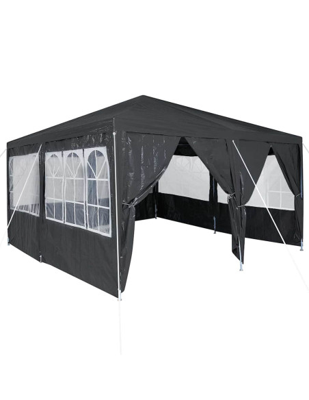 Tenda Party Antracite 400 x 400 x 266 cm Polietilene