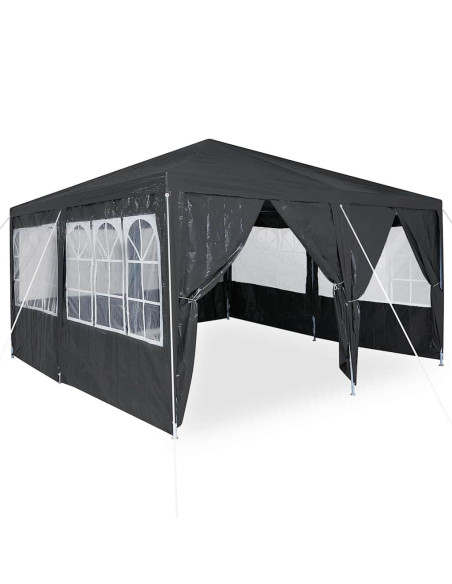 Tenda Party Antracite 400 x 400 x 266 cm Polietilene
