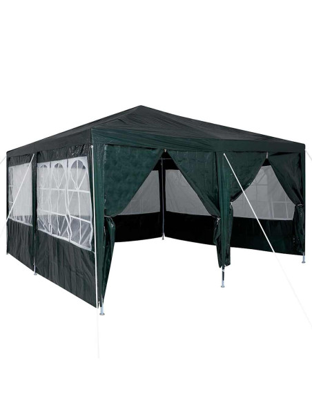 Tenda Party Verde 400 x 400 x 266 cm Polietilene