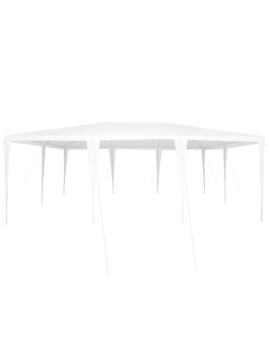 Tenda Party Bianco 600 x 400 x 266 cm Polietilene e Acciaio