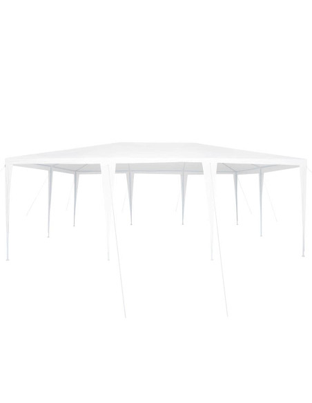 Tenda Party Bianco 600 x 400 x 266 cm Polietilene e Acciaio