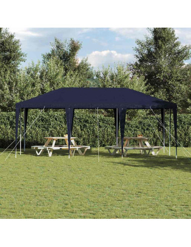 Tenda Party Blu 600 x 400 x 266 cm Polietilene e Acciaio