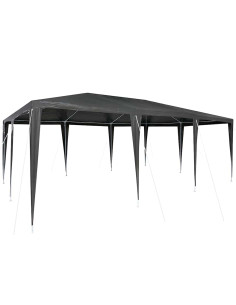 Tenda Party Antracite 600 x 400 x 266 cm Polietilene e Acciaio 2