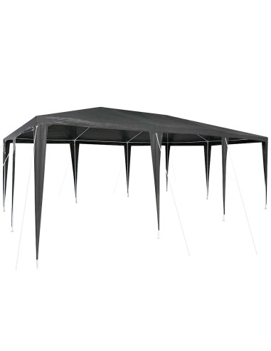 Tenda Party Antracite 600 x 400 x 266 cm Polietilene e Acciaio