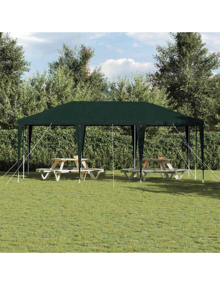 Tenda Party Verde 600 x 400 x 266 cm Polietilene e Acciaio