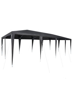 Tenda Party Antracite 800 x 400 x 266 cm Polietilene e Acciaio 2