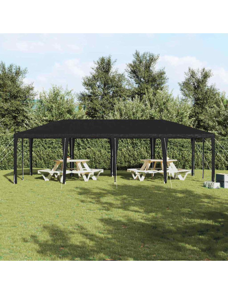 Tenda Party Antracite 800 x 400 x 266 cm Polietilene e Acciaio