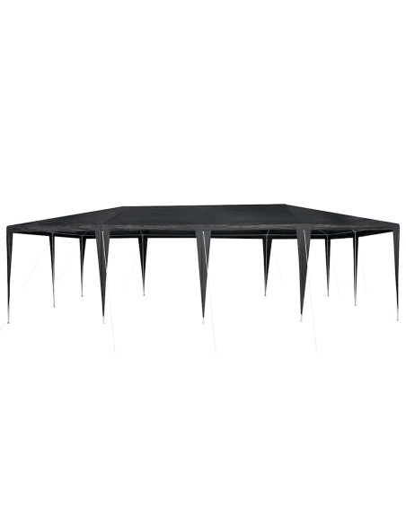Tenda Party Antracite 800 x 400 x 266 cm Polietilene e Acciaio