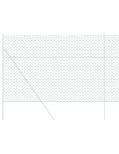 Recinzione Esagonale Verde 1,6 x 10 m PVC
