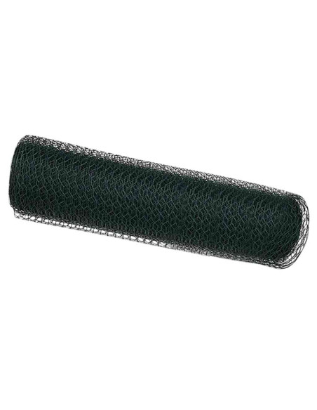 Recinzione Esagonale Verde 0,6 x 50 m PVC