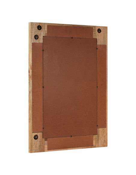 Specchio da bagno con archiviazione Naturale 50 x 70 x 3 cm