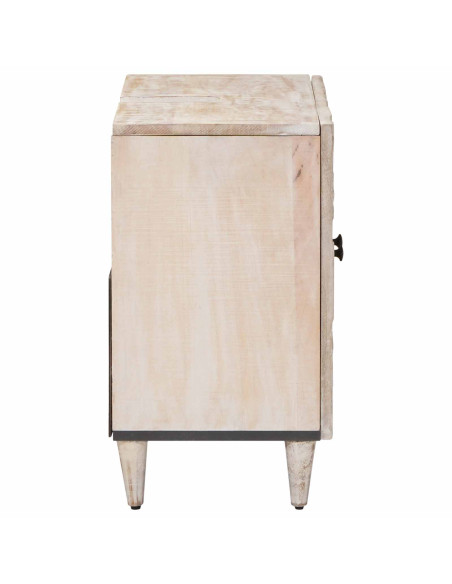 Armadio per Lavabo da Bagno con porta Bianco 62 x 33 x 58 cm