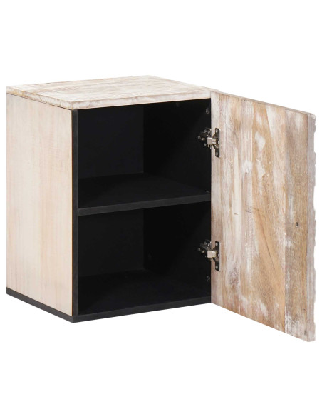 Mobile Appeso da Bagno con porta Bianco 38 x 33,5 x 48 cm