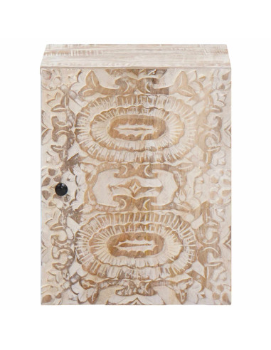 Mobile Appeso da Bagno con porta Bianco 38 x 33,5 x 48 cm