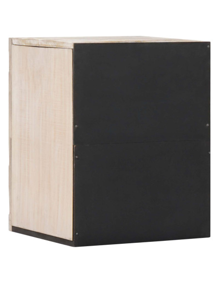 Mobile Appeso da Bagno con porta Bianco 38 x 33,5 x 48 cm