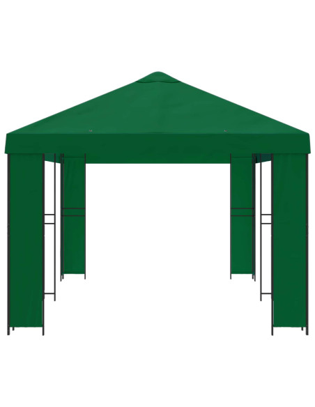 Gazebo da giardino 6 x 3 m Verde Poliestere e Acciaio 190