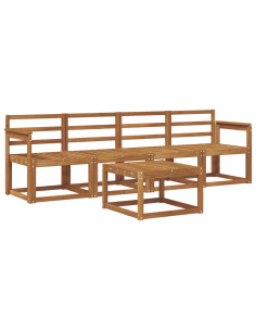 Set di divani da esterno 5 pcs Naturale 2