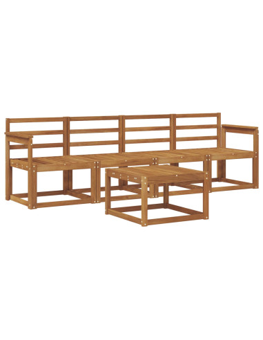 Set di divani da esterno 5 pcs Naturale