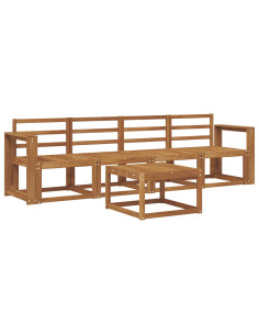 Set di divani da esterno 5 pcs Naturale 2