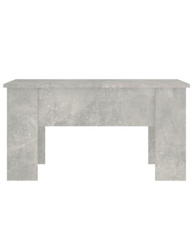 Tavolino da Salotto Grigio Cemento 79x49x41cm Legno Multistrato