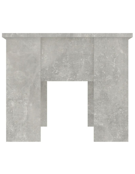 Tavolino da Salotto Grigio Cemento 79x49x41cm Legno Multistrato
