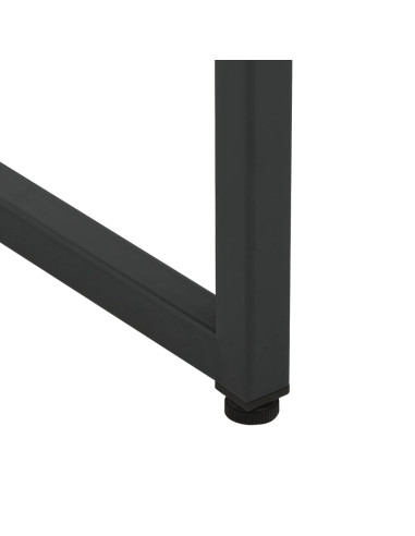 Credenza Nera 75x35x75 cm in Acciaio