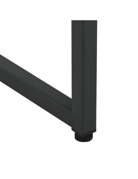 Credenza Nera 75x35x75 cm in Acciaio