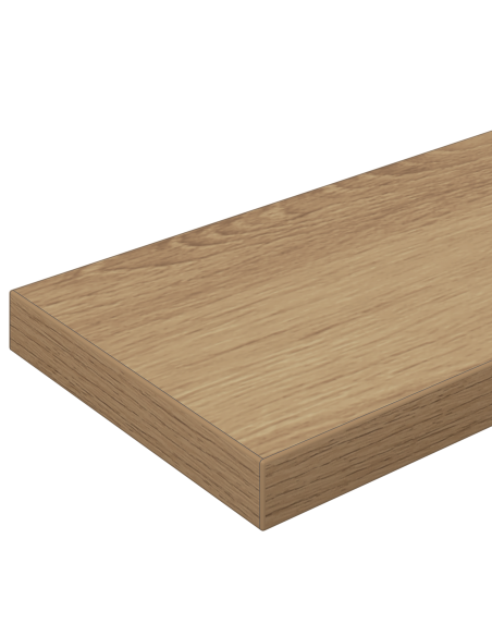 Scaffale 4 pcs Marrone 100 x 10 x 1,5 cm Legno multistrato