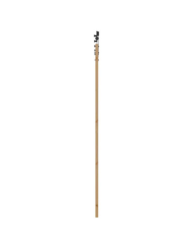 Porta scorrevole ORKDAL Naturale e Nero 83 x 232 cm