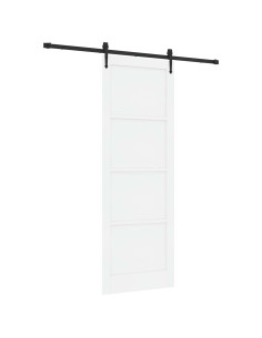 Porta scorrevole ORKDAL Bianco e Nero 83 x 232 cm 2