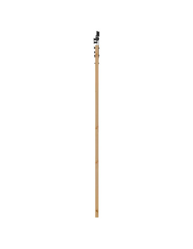Porta scorrevole ORKDAL Naturale e Nero 86 x 198,5 cm