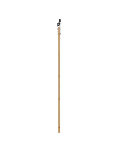 Porta scorrevole ORKDAL Naturale e Nero 86 x 211 cm