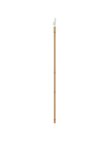 Porta scorrevole ORKDAL Naturale e Bianco 61 x 198,5 cm