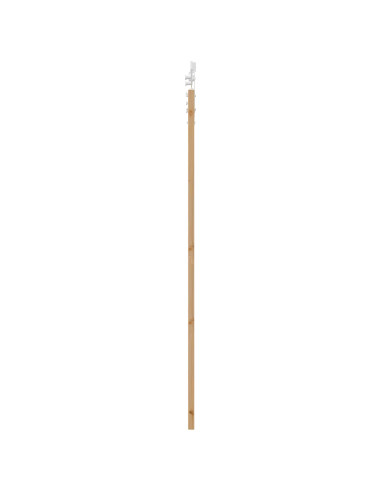 Porta scorrevole ORKDAL Naturale e Bianco 73,5 x 211 cm