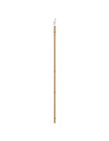 Porta scorrevole ORKDAL Naturale e Bianco 73,5 x 211 cm