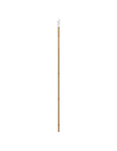 Porta scorrevole ORKDAL Naturale e Bianco 83 x 232 cm