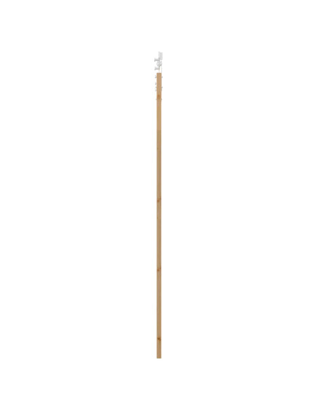 Porta scorrevole ORKDAL Naturale e Bianco 83 x 232 cm