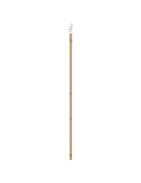 Porta scorrevole ORKDAL Naturale e Bianco 86 x 198,5 cm
