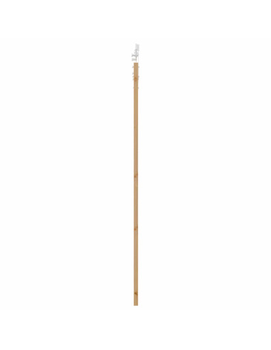 Porta scorrevole ORKDAL Naturale e Bianco 86 x 211 cm