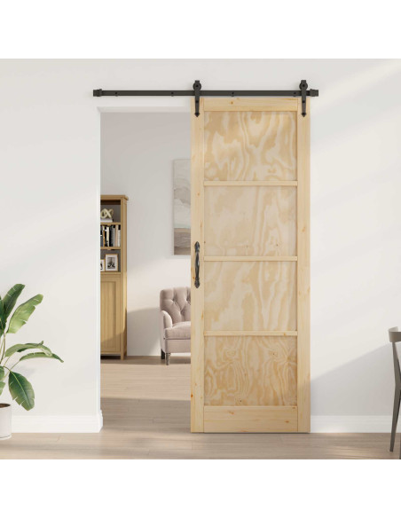 Porta scorrevole ORKDAL Naturale 83 x 232 cm