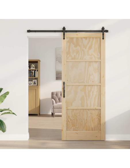 Porta scorrevole ORKDAL Naturale 86 x 211 cm
