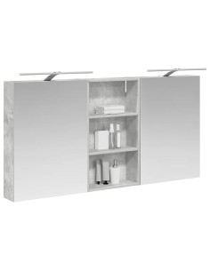 Set di Armadi da Bagno con lo scaffale 3 pcs 140 x 14,5 x 70 cm 2