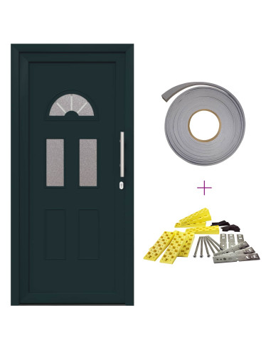 Porta Frontale Antracite 98 x 198 cm PVC