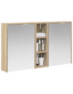 Set di Armadi da Bagno 3 pcs 106 x 16 x 62,5 cm 2