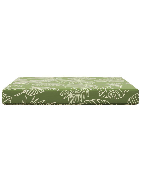 Cuscino per divano da esterno Design a foglia 80 x 80 x 8 cm