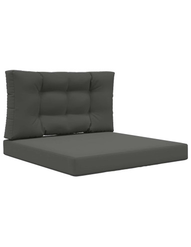 Cuscino per divano da esterno 2 pcs Antracite Poliestere