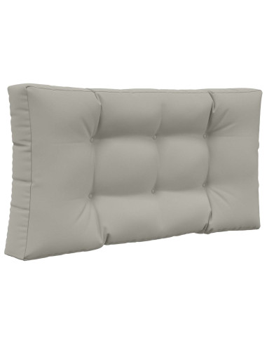 Cuscino per divano da esterno 2 pcs Grigio Poliestere