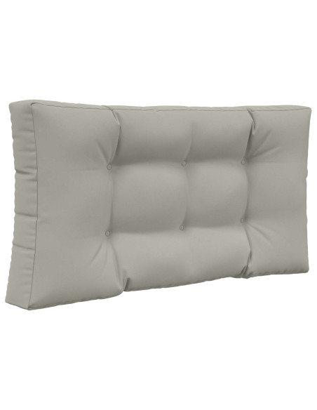 Cuscino per divano da esterno 2 pcs Grigio Poliestere