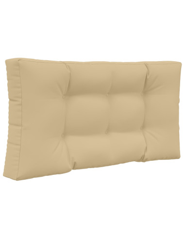 Cuscino per divano da esterno 2 pcs Beige Poliestere