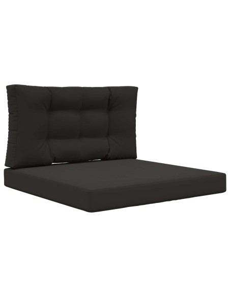 Cuscino per divano da esterno 2 pcs Nero Poliestere